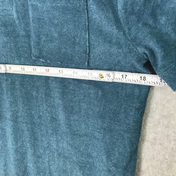 Reebok Polo Shirt Boys XL 18 20 Blue Terry Cloth Golf Tennis Beach‎ Preppy Beach - Picture 4 of 9